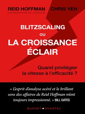 cover image of Blitzcaling ou la croissance éclair